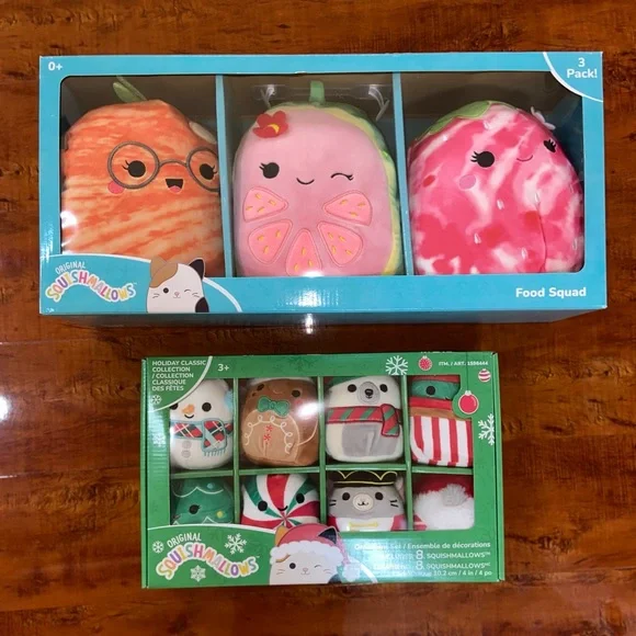 Bundle of 2 sets Squishmallows, 8 in & 4 in - Picture 8 of 8